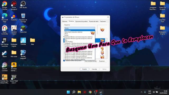 Cursor Del Mouse de Klee Genshin Impact | Como Cambiar el puntero del mouse en Windows смотреть онлайн