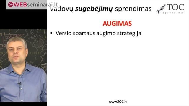 VADOVAS -- įmonės apribojimas ar variklis? Webinaras смотреть онлайн