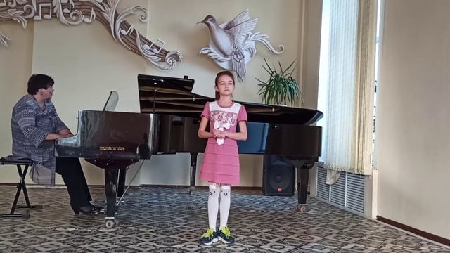 Калиничеко Юлиана 10л Жаворонок муз. М.Глинки, сл. Н. Кукольника смотреть онлайн
