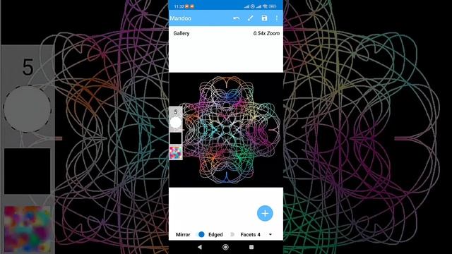 M2 - Meditative step by step Mandala drawing with Rainbow Colours on a black background. ASMR relax смотреть онлайн