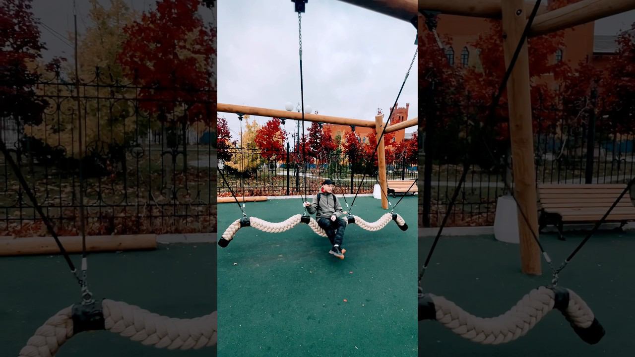 I will never pass by the swings ☺️ смотреть онлайн