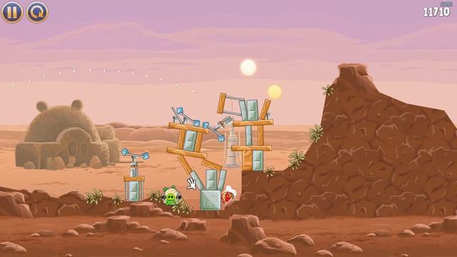 Tatooine 3. Angry Birds: Star Wars. Прохождение смотреть онлайн