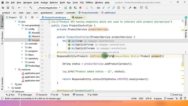 #14.2 Integrating Swagger Documentation- Customization | Microservices Demo with Spring Boot смотреть онлайн