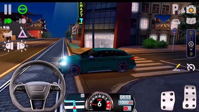 Audi Rs6 in Sydney Australia Level 7 - Driving School Sim Midnight Gameplay смотреть онлайн