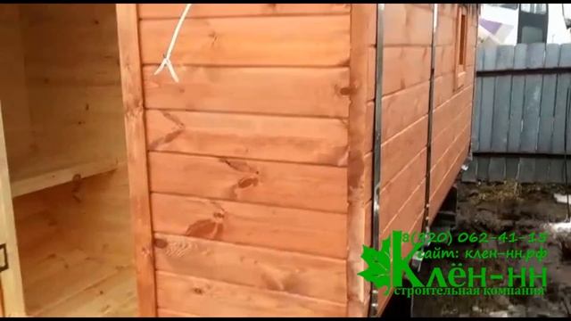 Баня бочка Квадро 3 метра под ключ в Воротынце смотреть онлайн