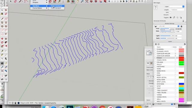 SketchUp: Working with a 3D DWG to create a terrain смотреть онлайн