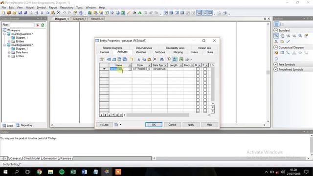Power designer 2016 conceptual data model dan logical data model database boarding pass Rama смотреть онлайн