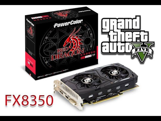 PowerColor RX460 4GB RED Dragon VS Sapphire RX 460 OC Nitro 2 Гб в GTA5 смотреть онлайн