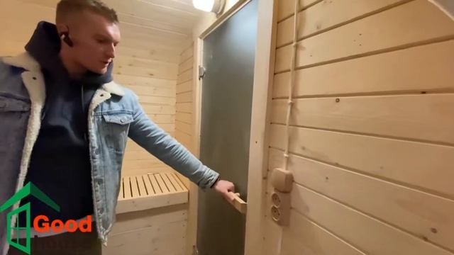 Обзор на баню бочки 6 метров выносом топки на улицу смотреть онлайн