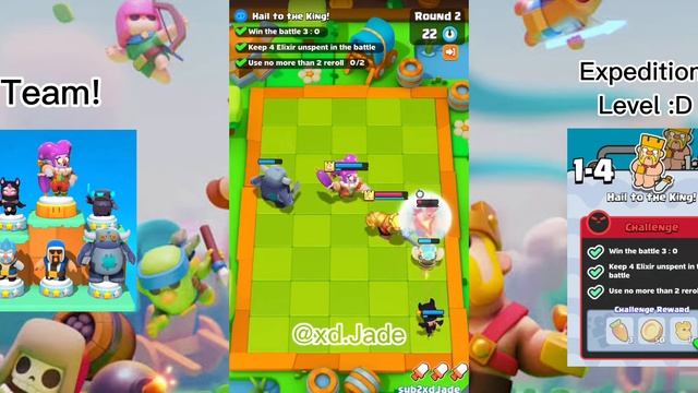 Clash Mini Expedition Tutorial “Hail To The King” 1-4 All Achievements! :) смотреть онлайн