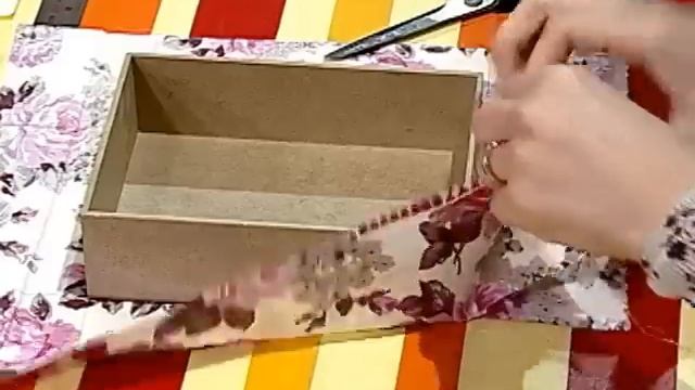 Caja para fotos forrada en tela смотреть онлайн