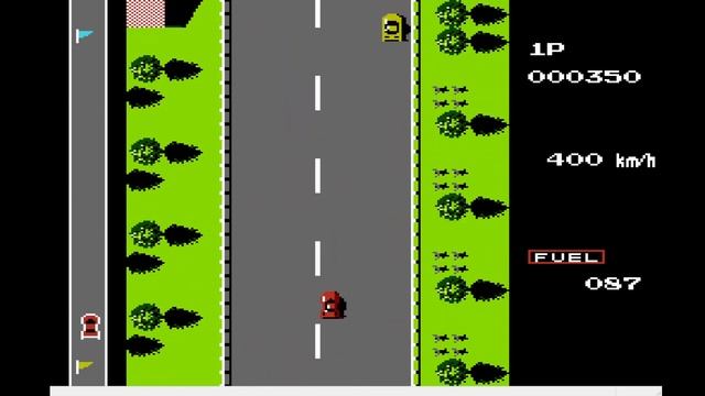 Road Fighter (NES, 1985) смотреть онлайн
