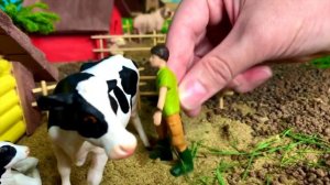 Мультики про Ферму Часть 8 | Веселый Молочник | Игрушечная Ферма Своими Руками | Игрушки Ферма