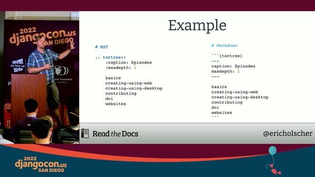 Documenting Django Code in 2022 with Eric Holscher - DjangoCon US 2022 смотреть онлайн