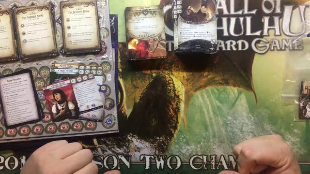 Arkham Horror the Card Game + Dunwich Legacy Expansion Unboxing смотреть онлайн