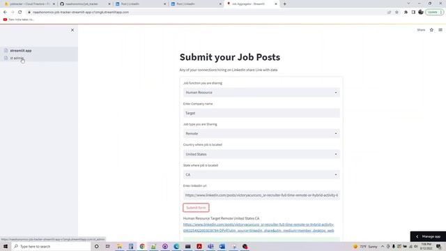Streamlit + No SQL Database Insert and Retrieval + Hosting on Streamlit Cloud смотреть онлайн