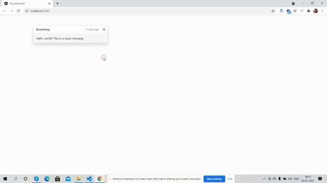 Angular 12 Bootstrap 5 Toasts Push Notifications Working Demo смотреть онлайн