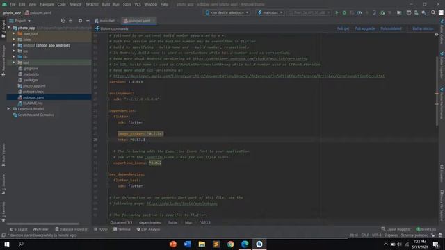Flutter with PHP and MySql - Build Photo App #1 смотреть онлайн
