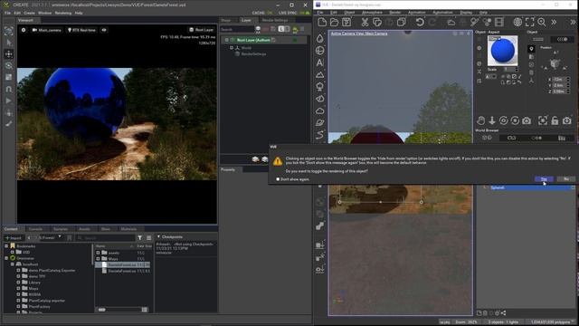 VUE scene live sync to NVIDIA Omniverse смотреть онлайн