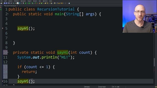 Recursion in Java Full Tutorial - How to Create Recursive Methods смотреть онлайн