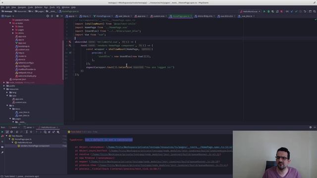 Vuejs Typescript, Injecting values using jest while doing unit tests смотреть онлайн