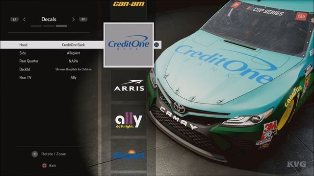 NASCAR Heat 5 - Customize | Tuning Car (PS4 HD) [1080p60FPS] смотреть онлайн