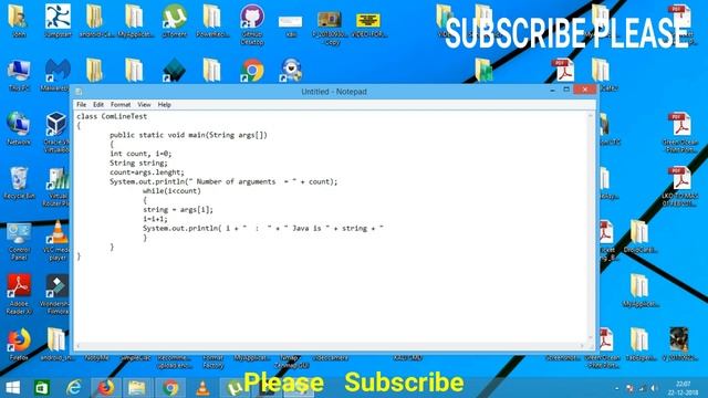 Java : Command Line Argument смотреть онлайн