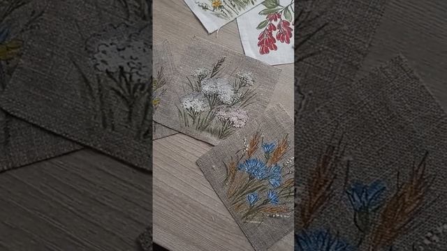 Лоскутное шитье!!! Купоны, ткани с ручной росписью для вашего шитья!!! Обзор! В наличии!! смотреть онлайн
