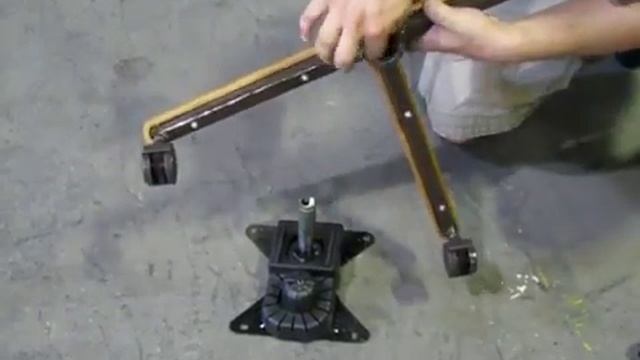 How to Replace Chromcraft Caster Chair Plastic Bushing on a Swivel Tilt Mechanism смотреть онлайн