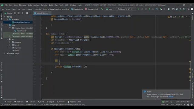 U4 Tarea 1 - Content Providers Kotlin смотреть онлайн