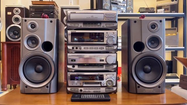 Chất âm tàn bạo Dàn trung Kenwood H5 Giá 6tr2 đẹp xuất sắc Chơi CD, MD, Aux, radio. Dàn bự âm hay смотреть онлайн