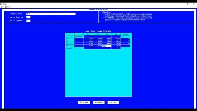 Solving Transportation Problems/Model in Tora - Tutorial смотреть онлайн