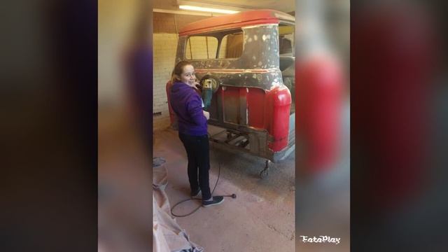 1955 Chevrolet pickup body swap to landrover 300tdi daily driver смотреть онлайн