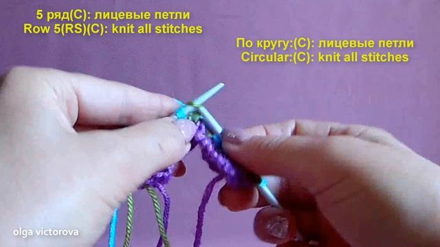 Узор шотландский твид Ленивый жаккард 511 Узоры спицами смотреть онлайн