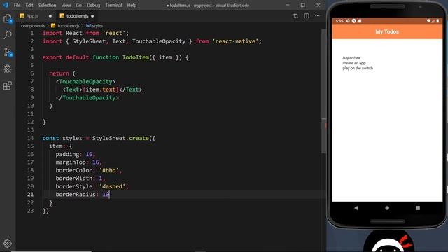 React Native Tutorial #10 - Todo App (part 2) смотреть онлайн