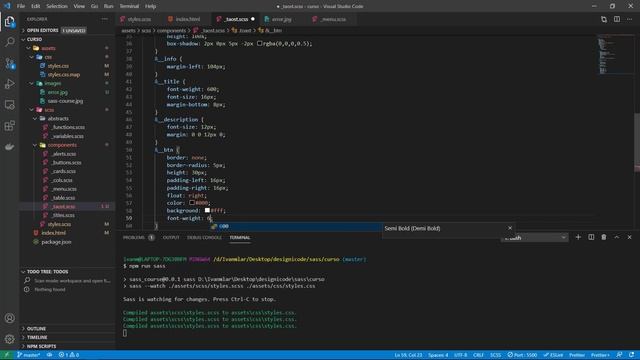 #18 Curso de sass de básico a avanzado - Ejemplo de toast para notificaciones | Designicode смотреть онлайн