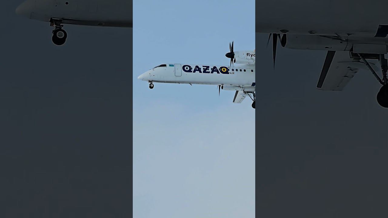 #qazaqstan #fly #sky #short #shorts Qazaq Air Dash 8-400 смотреть онлайн
