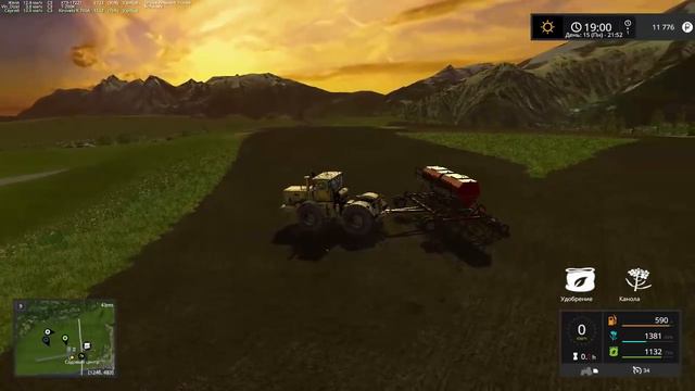 Играем в Farming Simulator 17!!! Дары Кавказа 2.0.2 ( кооп Boldin) смотреть онлайн