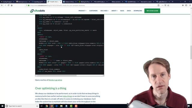 Scaling Postgres Episode 57 | Vacuum Check | Fast Distinct Count | Group By Speed Up | Health Check смотреть онлайн