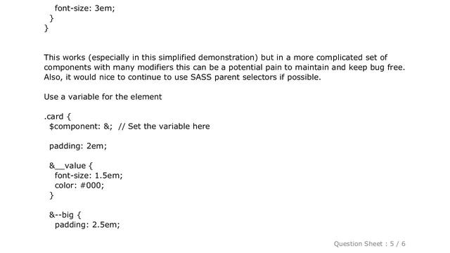 HTML : How to structure BEM modifiers with nested elements in SASS смотреть онлайн