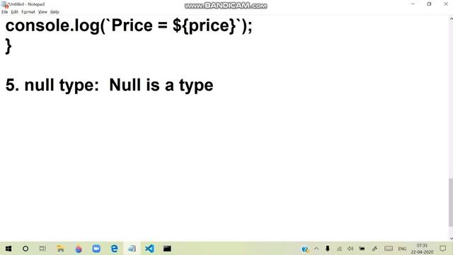 Typescript 22..Type script primitive types..number,boolean,string,undefined,null.... смотреть онлайн