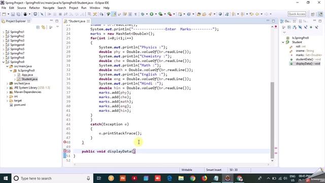 Use of Collection class (HashSet) | Spring Core Tutorial in Hindi | #8 смотреть онлайн