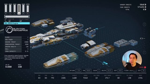 Best C Class Ship - Custom Build Better than Kepler, Star Eagle - STARFIELD Ship Design Guide смотреть онлайн