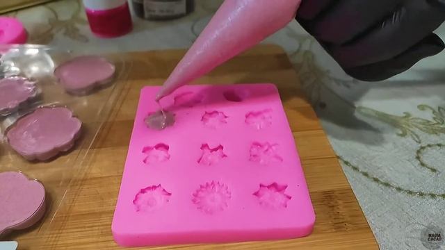 МОЛДЫ ЦВЕТЫ ШОКОЛАД. Делаем цветочные молды смотреть онлайн