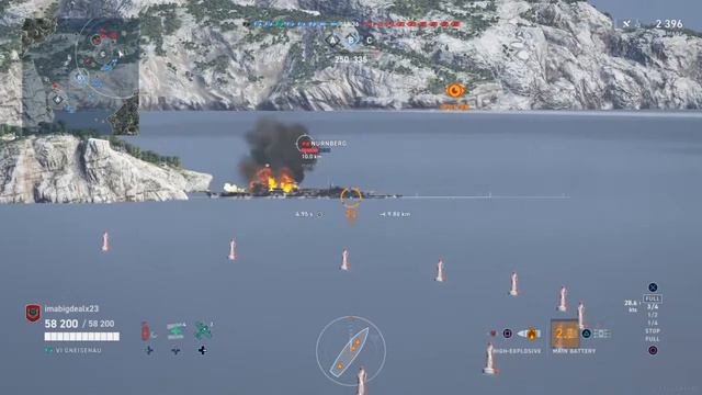 World of Warships: Legends gneisenau run 4 kills смотреть онлайн