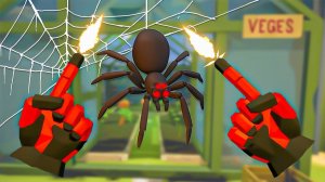 РУКИ-ПУШКИ ПРОТИВ ПАУКОВ! Kill it With Fire VR / Часть 6 /