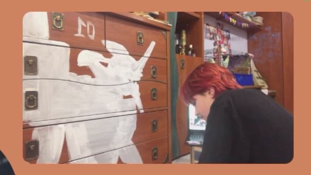 РАЗРИСОВЫВАЕМ КОМОД в стиле аниме ЕВАНГЕЛИОН😩 смотреть онлайн