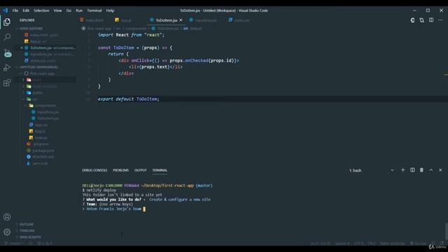 #22 - Deploying in a temporary url - React Javascript Beginner's Course смотреть онлайн