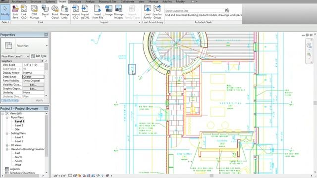 (How To) Autodesk Revit Import AutoCAD Plans смотреть онлайн