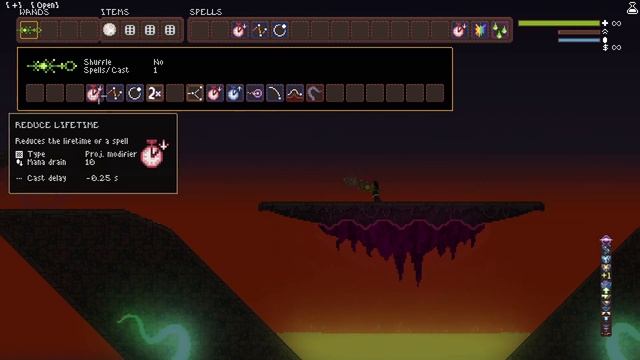 Divide to Infinite! Making Infini-Wisps Easy! | Noita смотреть онлайн
